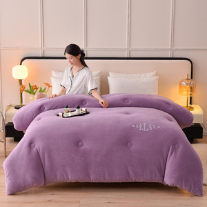 Nuevos Diseños de Edredones Cálidos para Hotel y Hogar, Mantas de <span class=keywords><strong>Sherpa</strong></span> Suaves, Mantas de Lana para Invierno - Product Image 6