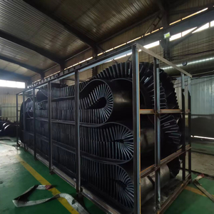 Sabuk konveyor karet sisi dinding 1000 mm lereng bergelombang penanganan besar anti-tumpah tepi cetak sabuk elevasi berat - Product Image 2