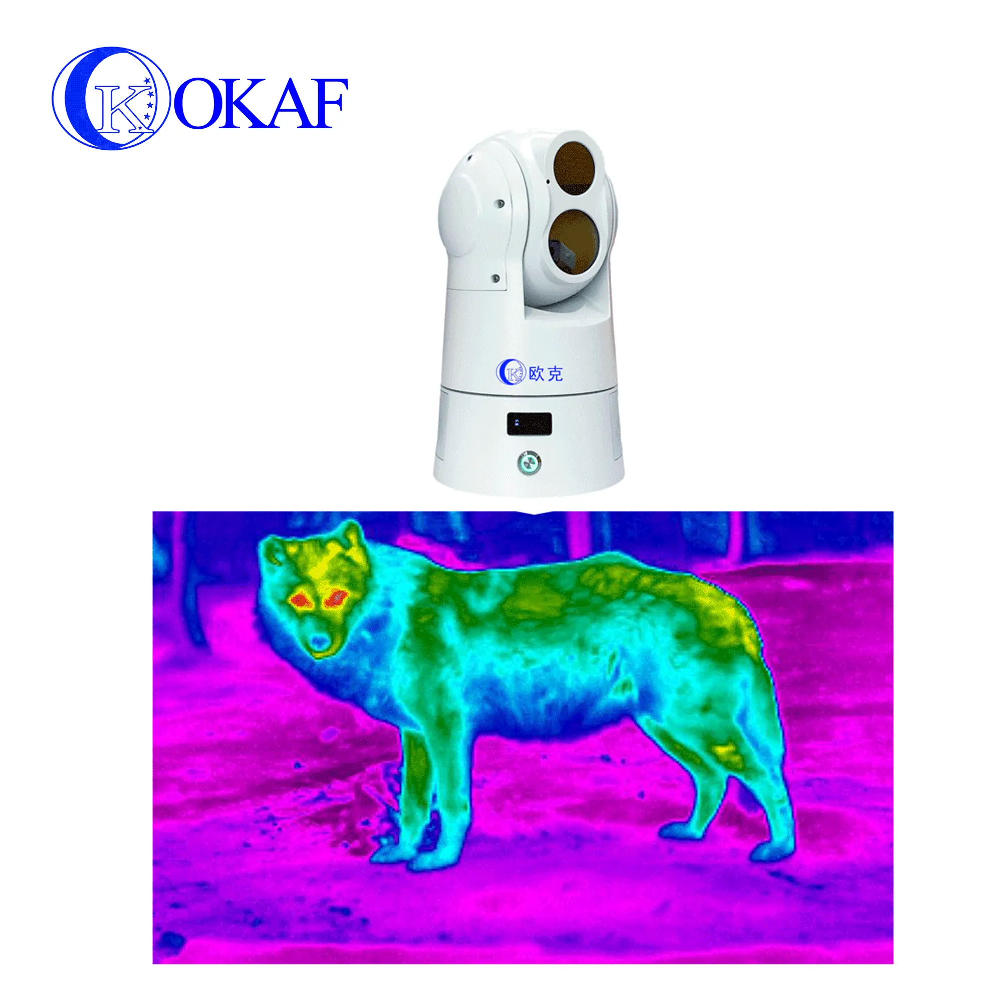 4G Network Video Surveillance Thermal Imaging Dual Sensor Thermal Hunting PTZ Camera