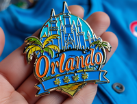 Vente en gros variété de Styles château Orlando aimant de réfrigérateur personnalisation tourisme aimants de réfrigérateur
