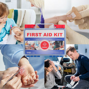 Botiquín Médico Profesional, Caja de Primeros Auxilios Rígida, <span class=keywords><strong>Contiene</strong></span> Suministros Médicos de Primera Calidad <span class=keywords><strong>para</strong></span> el Hogar, el Automóvil, Campamentos, Viajes y la Oficina - Product Image 6