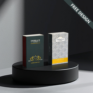 Boîte à cartes personnalisable avec gaufrage, en matériau écologique et recyclable, boîte <span class=keywords><strong>cadeau</strong></span> coulissante pour allumettes, cadeaux et Noël - Product Image 2