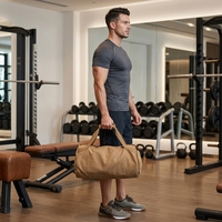 Sac de voyage et de sport imperméable personnalisé avec logo, doublé, pour hommes et femmes