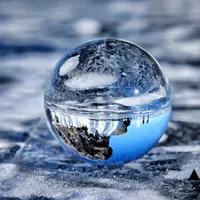 Lembranças presentes atacado bola de cristal bola de cristal esferas de vidro Barato com base sólida