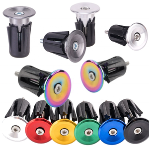 Puños y Tapas de Manillar para Bicicleta de Montaña <span class=keywords><strong>MTB</strong></span>, de Aleación de Aluminio Ligera y Pulida - 1 Par, Accesorios para Bicicleta - Product Image 5