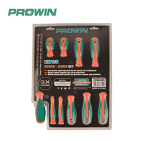 PROWIN 10 pièces jeu de tournevis de haute qualité embouts de tournevis multi-bits tournevis Torx à fente Phillips