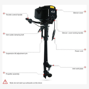มอเตอร์เรือไฟฟ้า HANGKAI 4 แรงม้า แบบไร้แปรงถ่าน 48V DC ขายดี - Product Image 6