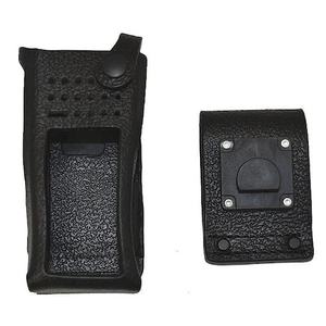 PMLN5842A Hard Leather Carry Case with 2.5 Swivel Belt Loop Display Radio for DP4800E XPR7550E DGP8550E motorola <b>Walkie</b> <b>Talkie</b> - Product Image 2