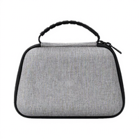 Étui de transport rigide portable gris en EVA pour manette de jeu, avec fermeture éclair, étanche et antichoc, pour Sony PS5 PS4 Microsoft