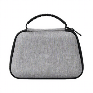 Étui de transport rigide portable gris en EVA pour manette de jeu, avec fermeture éclair, étanche et antichoc, pour <span class=keywords><strong>Sony</strong></span> <span class=keywords><strong>PS5</strong></span> PS4 Microsoft - Product Image 3