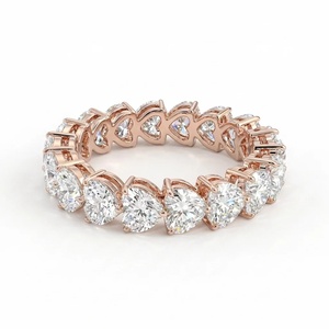 Bague en diamant East-West Heart Full Eternity Band - Or 9k, 14k, 18k - Product Image 5