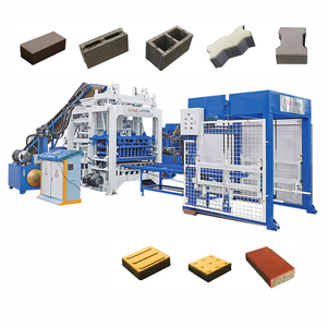 QT12-15 Interlock Khối Máy làm gạch rỗng và khối bê tông dây chuyền sản xuất máy móc - Product Image 1