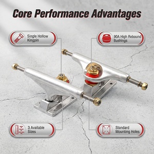 Trucks per <span class=keywords><strong>Skateboard</strong></span> Personalizzati OEM all'Ingrosso da 5.0, 5.25, 5.5 Pollici - Product Image 4