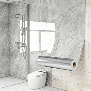 Autocollants <span class=keywords><strong>muraux</strong></span> adhésifs pour salle de bain |   Feuilles de marbre en PVC imperméables 3D - Product Image 1