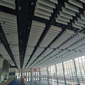 Paneles de Techo Colgantes de 4x8 pies, Paneles de Aislamiento Acústico de Lana de Fibra de Vidrio Ignífuga, Económicos, Suspensos, con Buena Absorción Acústica - Product Image 6