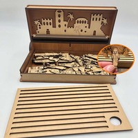 Familie Pasen Heilige Week Cadeau Leerhulpmiddel, Familie DIY Pasen Opstandingsscène Decoratie Boekenset, Uniek Houten Handgemaakt
