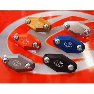 Cubiertas amarillas para espejo de motocicleta, tapas protectoras universales de ABS para GSXR Honda Kawasaki <span class=keywords><strong>Suzuki</strong></span>, protección para espejo de bicicleta - Product Image 2