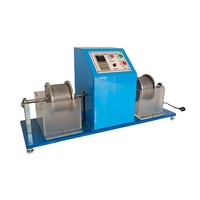 Appareil d'essai de durabilité des roches selon la norme ASTM, conception à double cuve de test, équipement d'essai de durabilité des roches à minuterie automatique