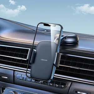 USAMS new trending products 2021 Arrivals mobile Phone Accessories Car Phone Mount 360 angle adjustable car holder phone