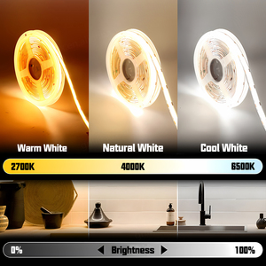 Tira de Luces LED COB sin Fuente de Alimentación para Vlogging, 110V 220V, CRI90, 288Leds/M 296Leds/M, Cinta LED Flexible para Decoración del Hogar y Cocina - Product Image 4