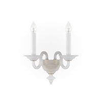 Applique murale LED décorative moderne en verre multicolore fait main pour villa, chambre, salon, hôtel