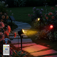 Lampe solaire étanche IP65 pour pelouse, projecteur robuste pour patio, trottoir, clôture, lampe super lumineuse pour jardin extérieur et aménagement paysager