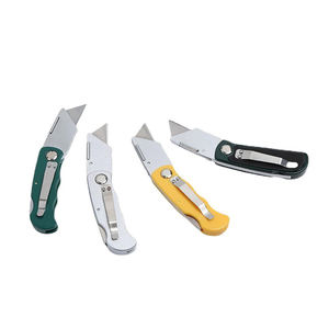 سكين جيب صغير أنيق متعدد الوظائف قابل للطي قابل للتبديل شفرة لون آمن متين - Product Image 2