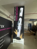 Boîtes lumineuses publicitaires portables pour stand de salon professionnel, en aluminium modulaire, avec éclairage LED rétroéclairé, pour mur de fond de stand d'exposition