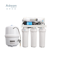 Système de purification d'eau de machine d'osmose inverse domestique La qualité de l'eau filtrée peut être testée par TDS