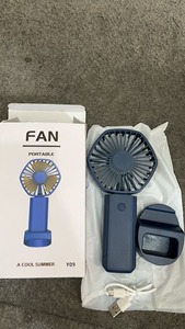 Ventilateur <span class=keywords><strong>de</strong></span> poche silencieux, léger et pliable, avec vitesse réglable, alimenté par batterie, pour une utilisation en extérieur et en voiture - Product Image 4