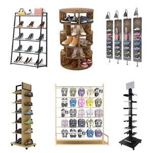 Tùy chỉnh hiển thị giá sàn đứng hiển thị đơn vị chuỗi cửa hàng <span class=keywords><strong>Wall</strong></span> Mount giày màu đen Sneaker hiển thị cho cửa hàng thể thao - Product Image 2