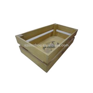 Antique <span class=keywords><strong>Vintage</strong></span> caisse de rangement en bois rustique décoration de la maison artisanat boîte motif de fruits peint à la main Souvenir cadeau thème de l'amour - Product Image 5