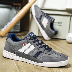 Chaussures de skate décontractées à rayures rétro, lacets, baskets basses plates, confortables, antidérapantes, pour la marche quotidienne - Product Image 3