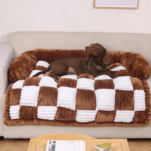 Großhandel Plüsch-Hundesofa Abnehmbare und Waschbare Winter-Wärmematte Hunde- und Katzenbett Haustier-Sofa Beruhigende Matratze - Product Image 5