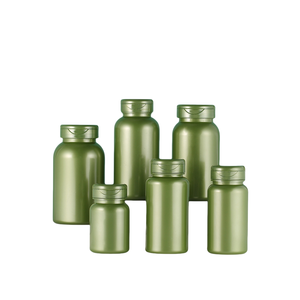 80Ml 120Ml 150Ml Matte Vitamine Pot Pil Voor Huisdieren Plastic Medische Fles Of Capsules Zwart Wit Met Dop Voedingssupplement Fles - Product Image 1