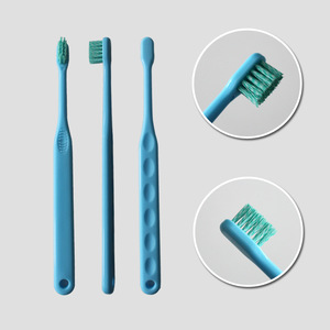 แปรงสีฟันเด็ก ขนแปรงนุ่ม แปรงสีฟันแบบใช้มือสองสีสำหรับเด็ก JSM203 - Product Image 1