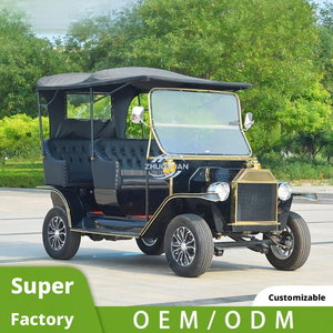4-Wheel Classic Retro Sightseeing Cart 5 Passengers Vintage Electric Tour Vehicle - Product Image 6