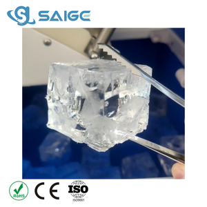 Machine à glaçons commerciale sous comptoir, production quotidienne de 50 kg, stockage de 20 kg de glace, glaçons de 50x50mm, grande taille, porte simple, dégivrage automatique - Product Image 6