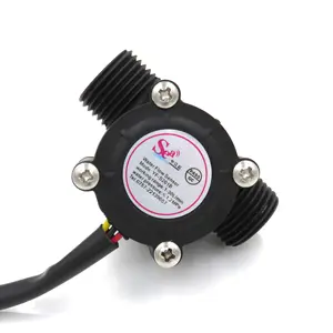 YF-S201B Water Meter Price Nylon Plastic G1/2 Magnetic Flow Sensor Switch DN15 Water Controller Magnetic Reed Sensor Flowmeter