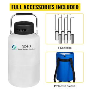 3L精液容器液氮罐杜瓦瓶精子罐用于牛精液冷冻 - Product Image 5