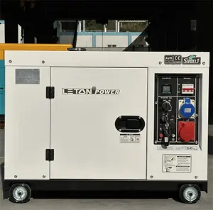 LETON power single/three phase 110V 220V diesel generator 10kw 12kva 12kw 15kva super silent type diesel generators