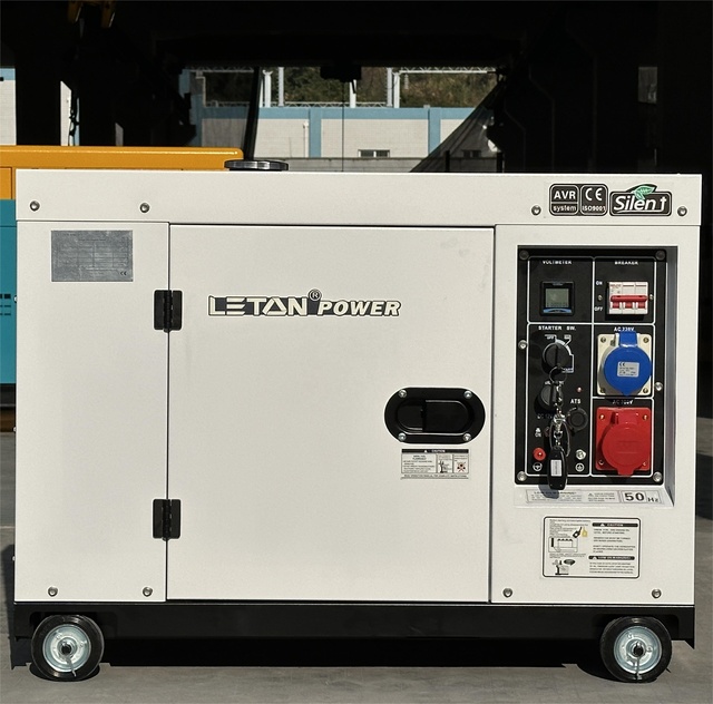 LETON Power Single/three Phase 110V 220V diesel Generator  10kw 12kva 12kw 15kva Super Silent Type diesel Generators