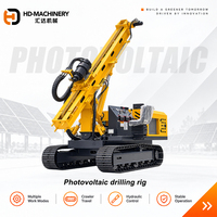 Une machine, plusieurs solutions de fondation |   Pile driver solaire HD-600PD |   Installation de vis de fondation et de pieux en acier