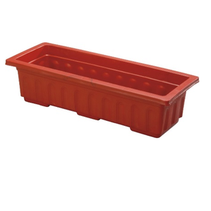 plastic rectangular plant pot