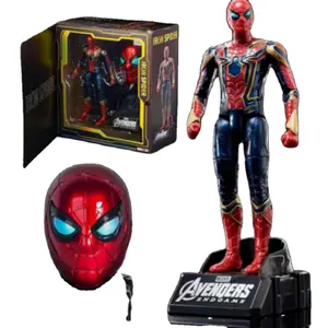 spider-man action figure Cheap American hero steel spider children's toy PVC statue resin super action doll