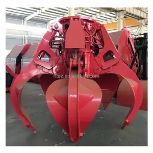 360 Degree Excavator Hydraulic Clamp 10m 3 Clamshell Bucket For Crane Price Brick Grab Crane Truck