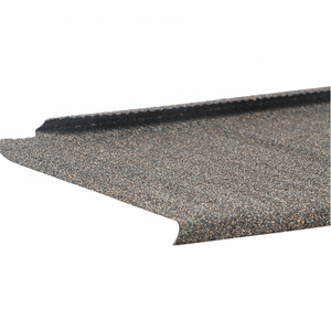 Tôle de toiture magnétique revêtue de <span class=keywords><strong>pierre</strong></span>, tuile emboîtable gris foncé, vente en gros très demandée pour usage agricole, entrepôt, atelier - Product Image 1