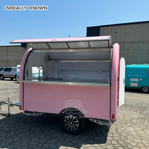 OEM Deep Fryer Cart Kitchen Outdoor Coffee <b>Trailer</b> Mobile Food <b>Car</b> Kiosk For Sale - Product Image 3
