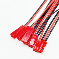 Pria dan wanita 2PIN 2 PIN konektor steker dengan 20AWG/22AWG/24AWG kawat silikon kawat adaptor Harness