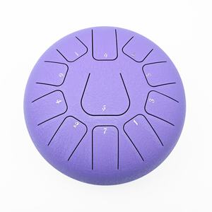 ดรัมทำมือหมุนลิ้นเหล็กหลากสีสวยสำเร็จขนาด13โน้ต12นิ้ว - Product Image 4